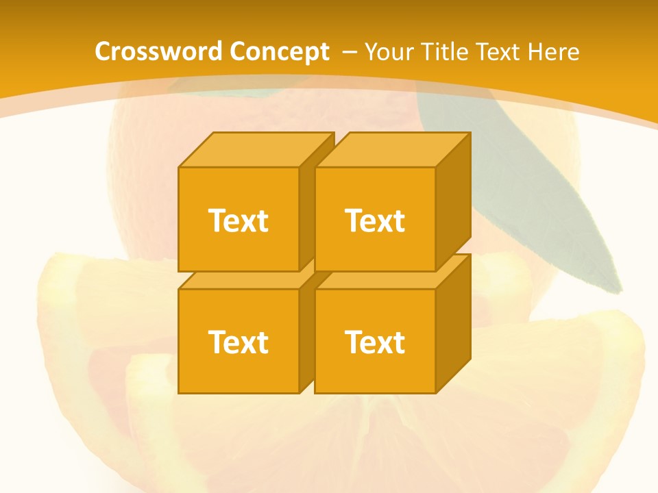 Peel Healthy Food PowerPoint Template