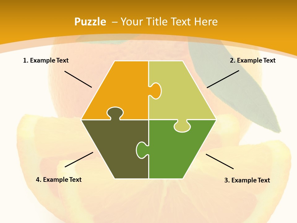 Peel Healthy Food PowerPoint Template
