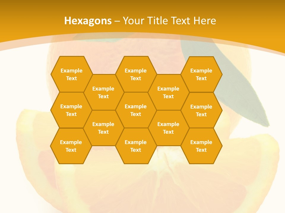 Peel Healthy Food PowerPoint Template