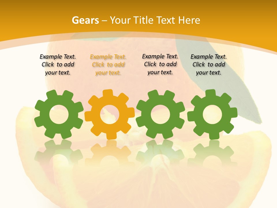 Peel Healthy Food PowerPoint Template