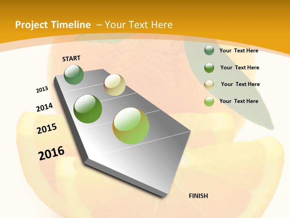 Peel Healthy Food PowerPoint Template