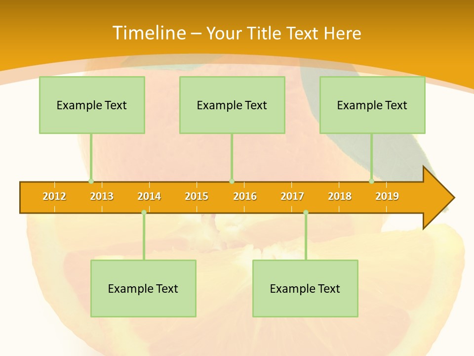 Peel Healthy Food PowerPoint Template