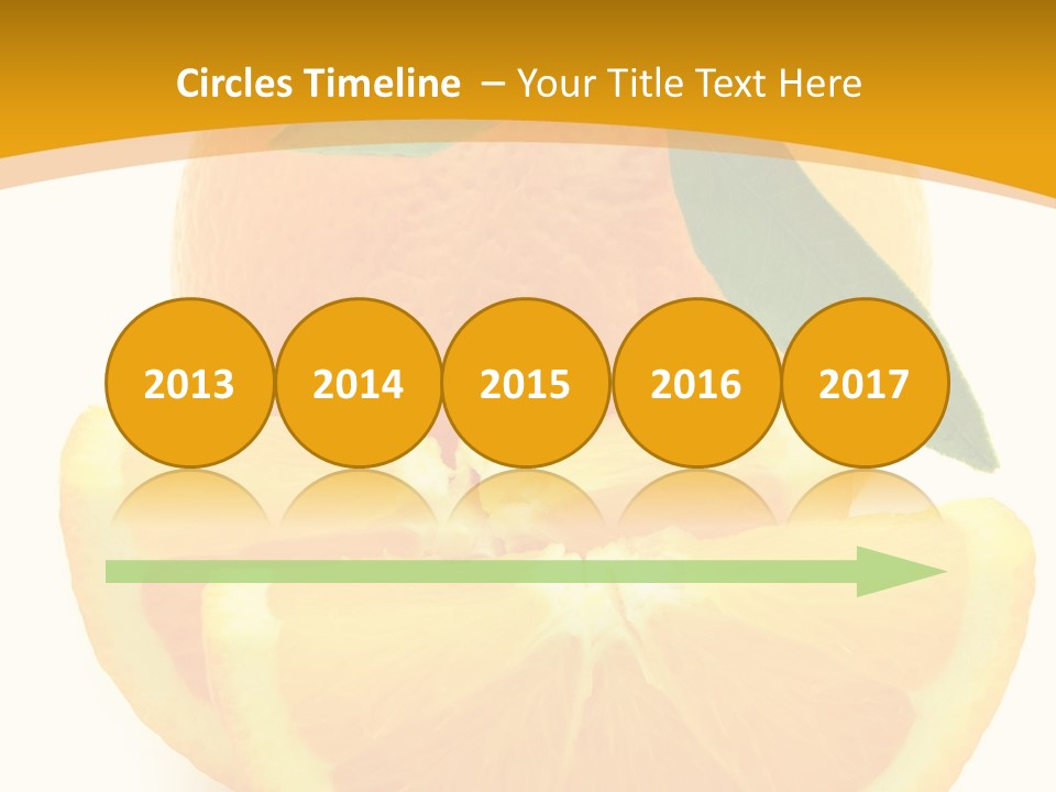 Peel Healthy Food PowerPoint Template