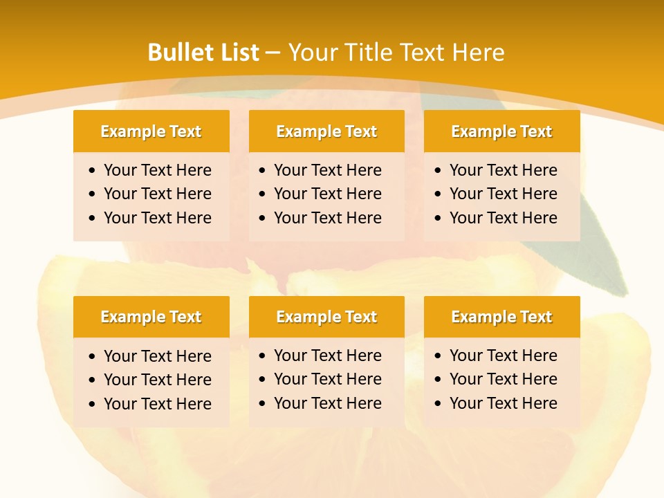 Peel Healthy Food PowerPoint Template