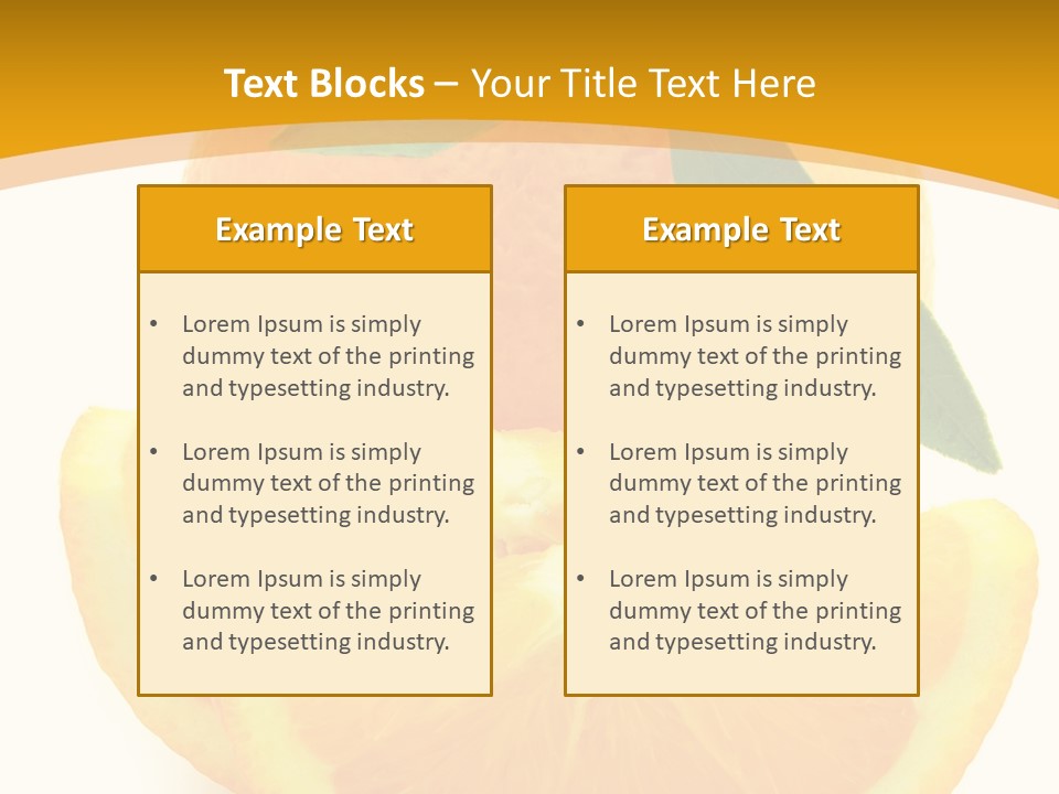 Peel Healthy Food PowerPoint Template
