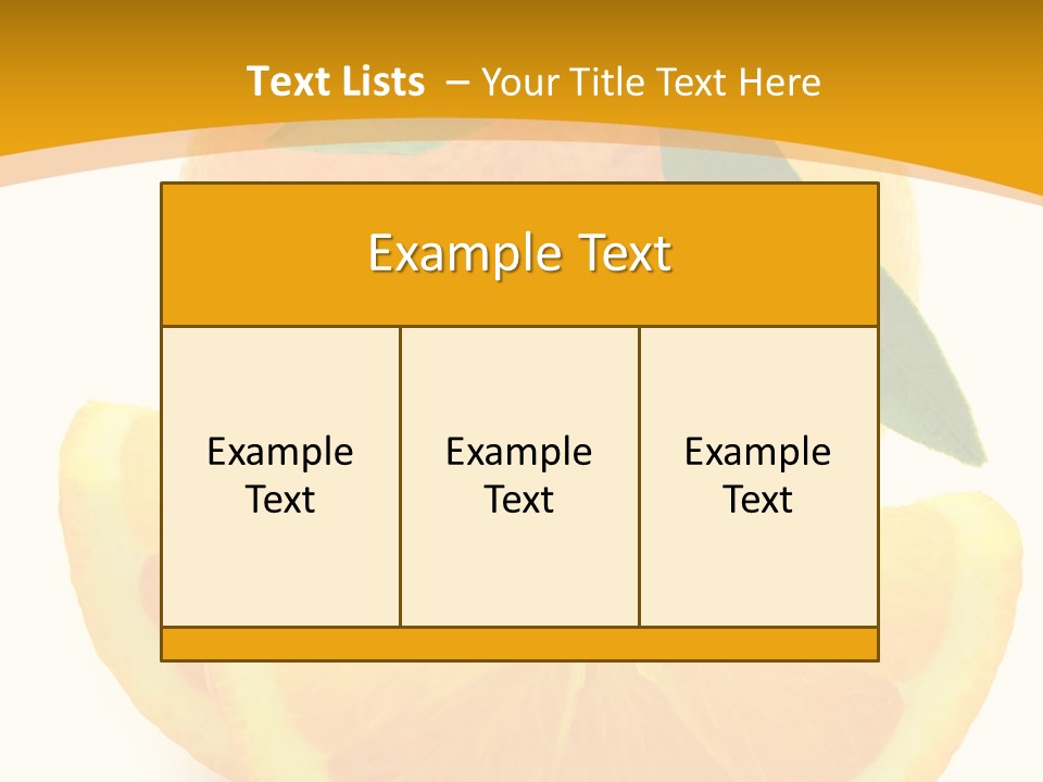 Peel Healthy Food PowerPoint Template