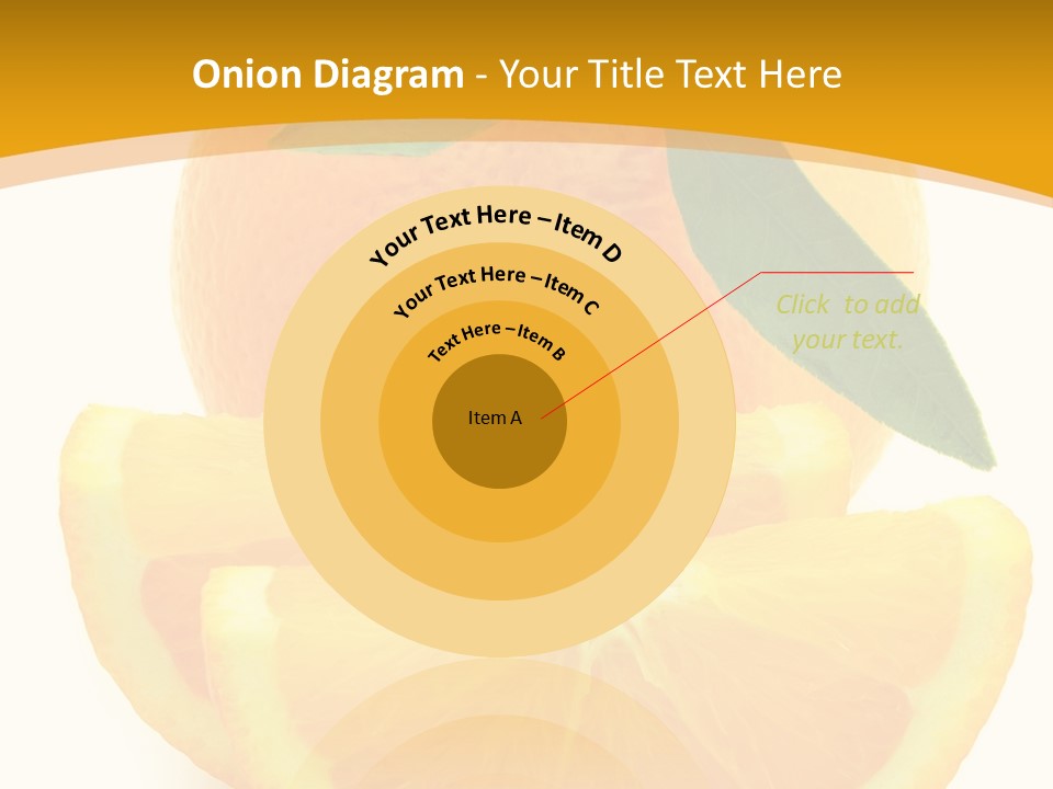 Peel Healthy Food PowerPoint Template