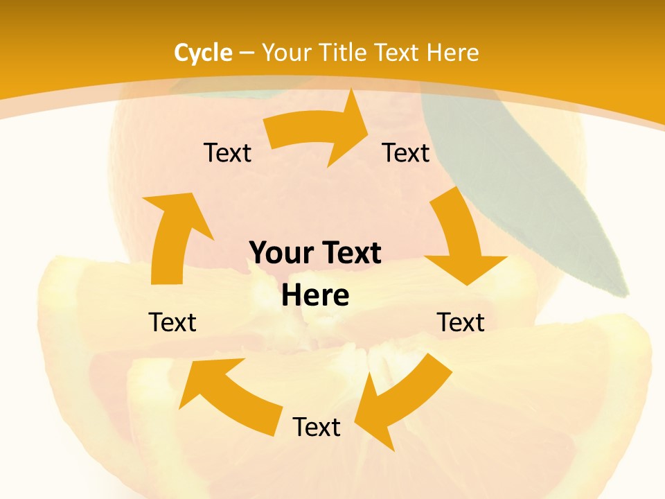 Peel Healthy Food PowerPoint Template