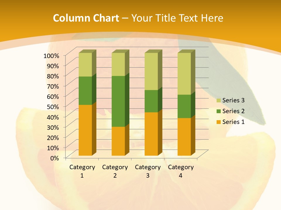 Peel Healthy Food PowerPoint Template