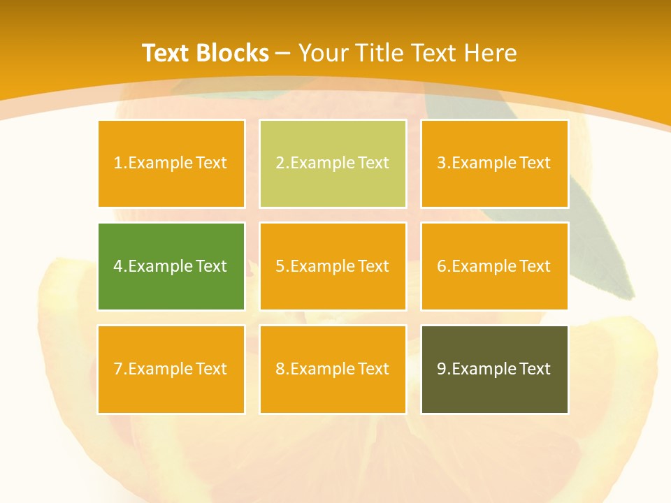 Peel Healthy Food PowerPoint Template