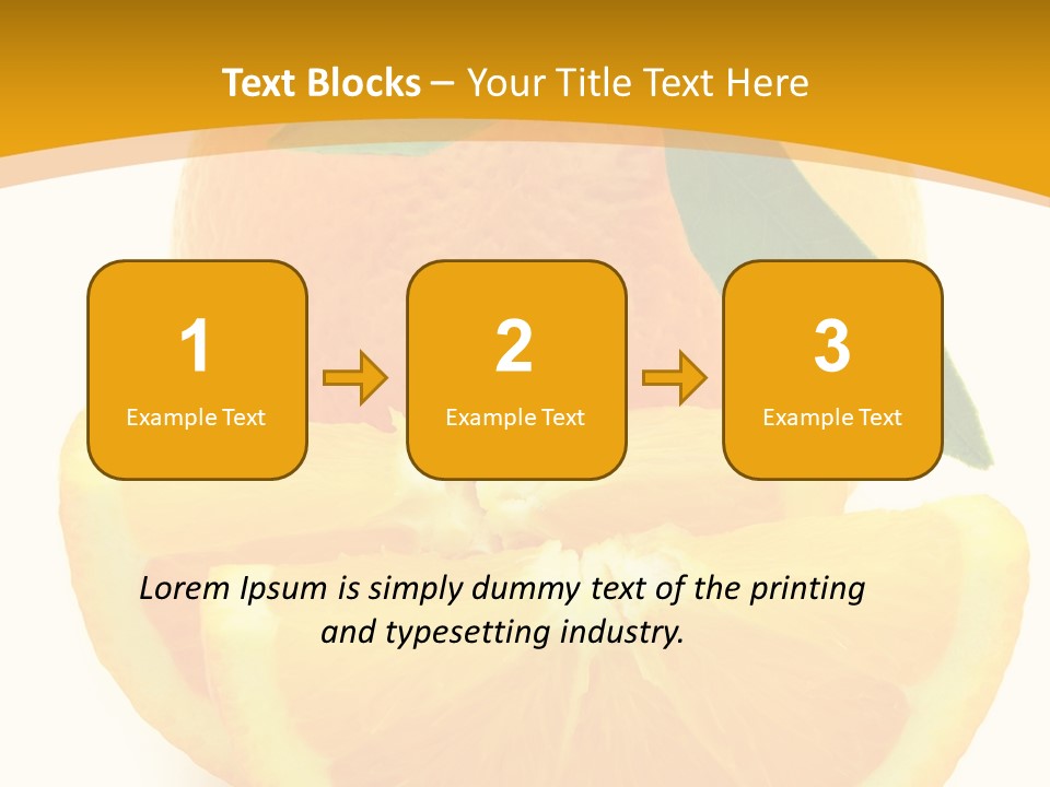 Peel Healthy Food PowerPoint Template