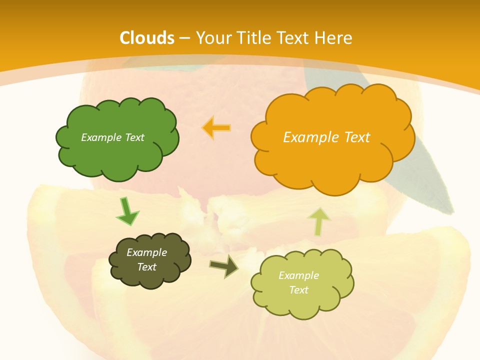 Peel Healthy Food PowerPoint Template