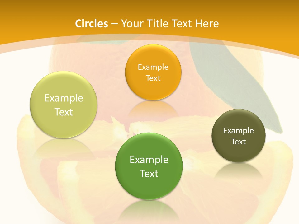 Peel Healthy Food PowerPoint Template