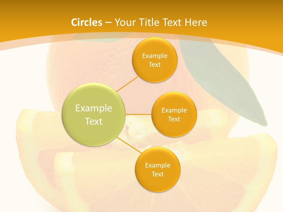 Peel Healthy Food PowerPoint Template