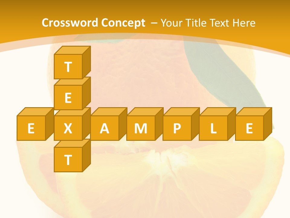 Peel Healthy Food PowerPoint Template