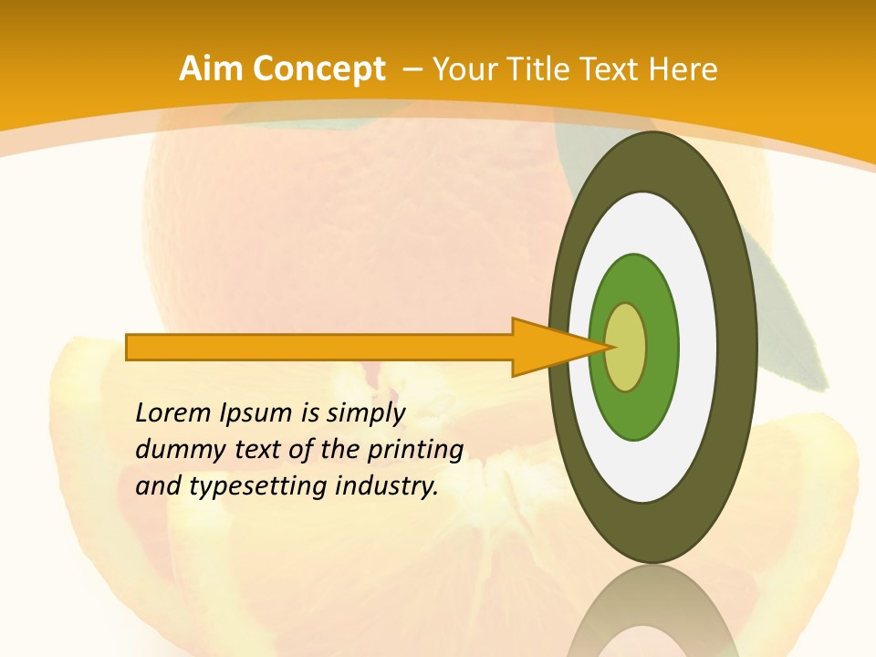 Peel Healthy Food PowerPoint Template