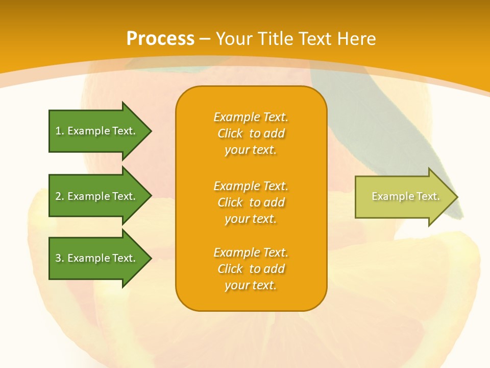 Peel Healthy Food PowerPoint Template