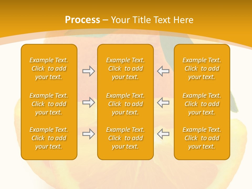 Peel Healthy Food PowerPoint Template