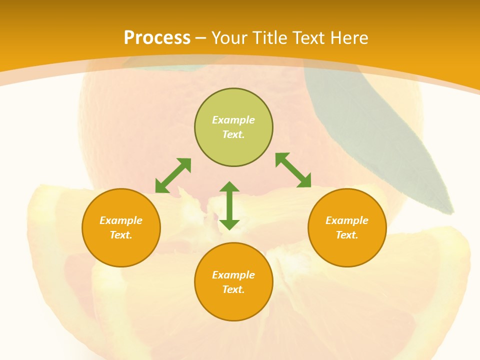Peel Healthy Food PowerPoint Template