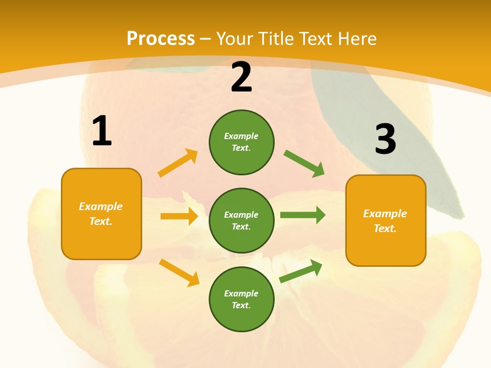 Peel Healthy Food PowerPoint Template