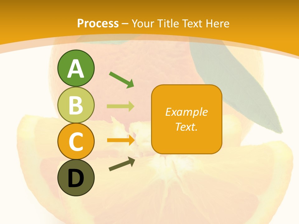 Peel Healthy Food PowerPoint Template