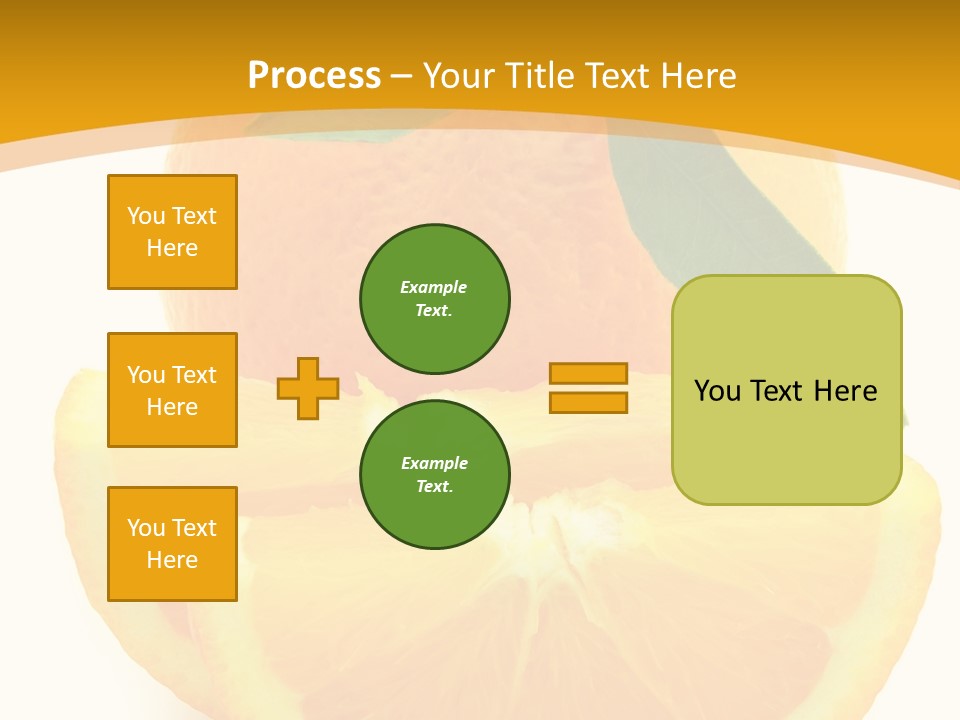 Peel Healthy Food PowerPoint Template