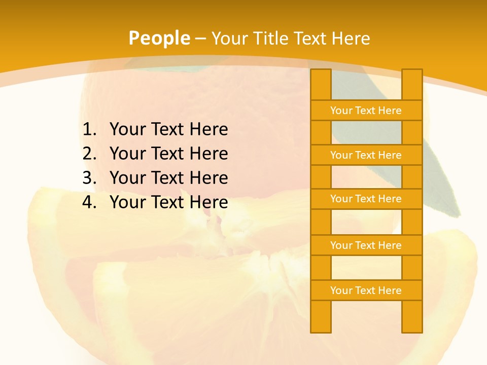 Peel Healthy Food PowerPoint Template
