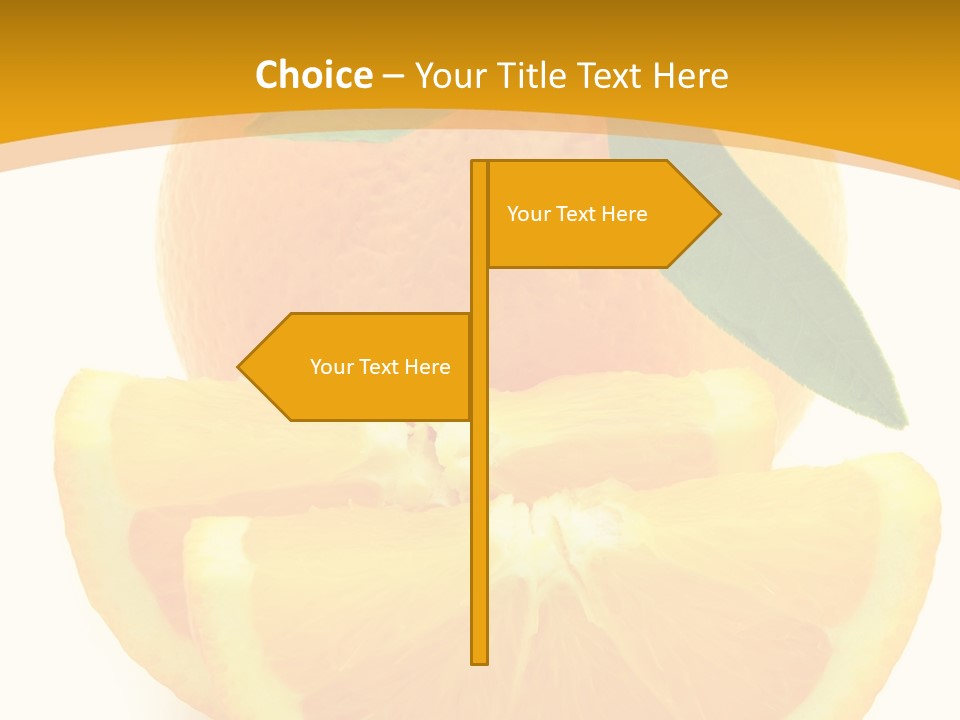 Peel Healthy Food PowerPoint Template