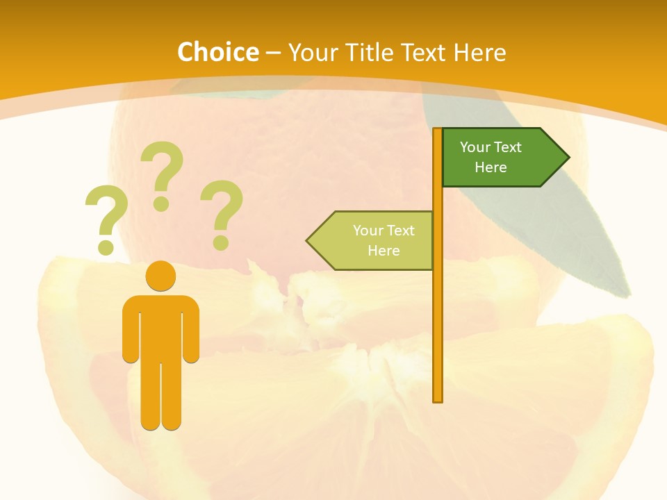 Peel Healthy Food PowerPoint Template