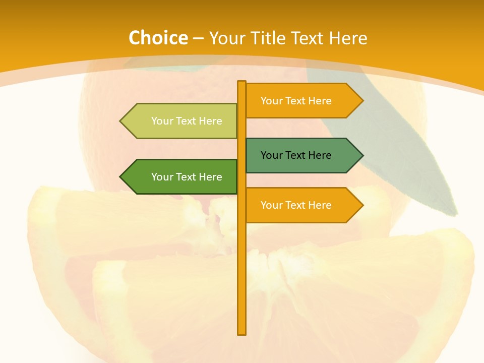 Peel Healthy Food PowerPoint Template