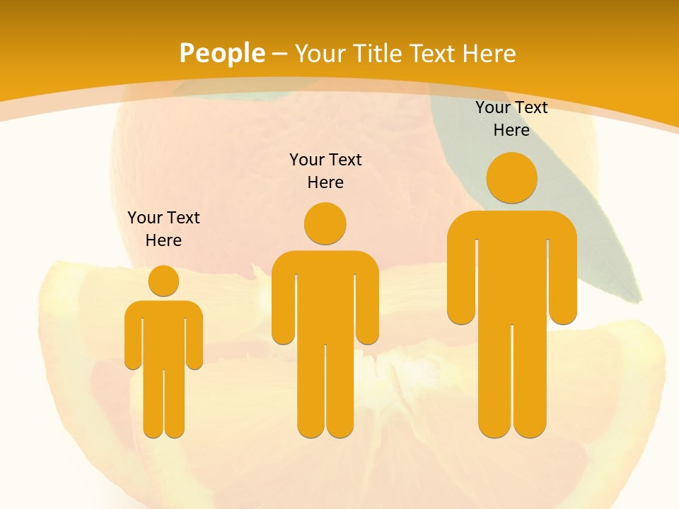 Peel Healthy Food PowerPoint Template