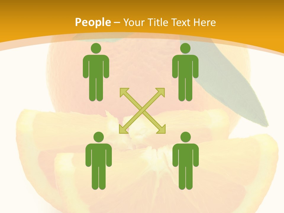 Peel Healthy Food PowerPoint Template