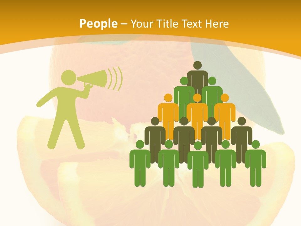 Peel Healthy Food PowerPoint Template