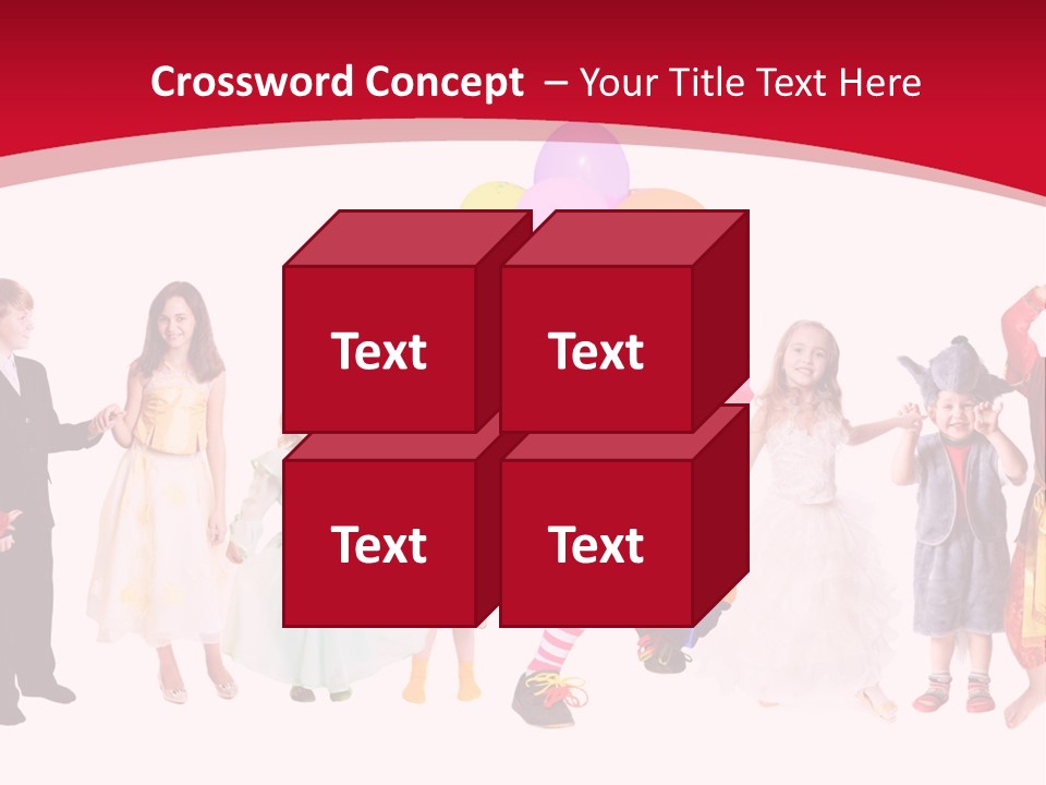 Suit Smile Teenager PowerPoint Template