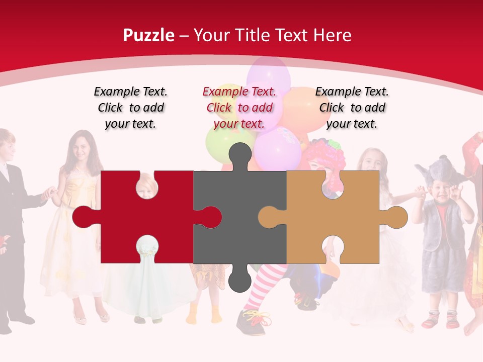 Suit Smile Teenager PowerPoint Template