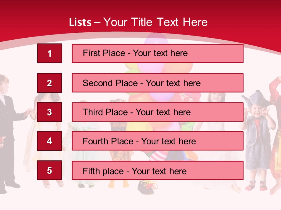 Suit Smile Teenager PowerPoint Template