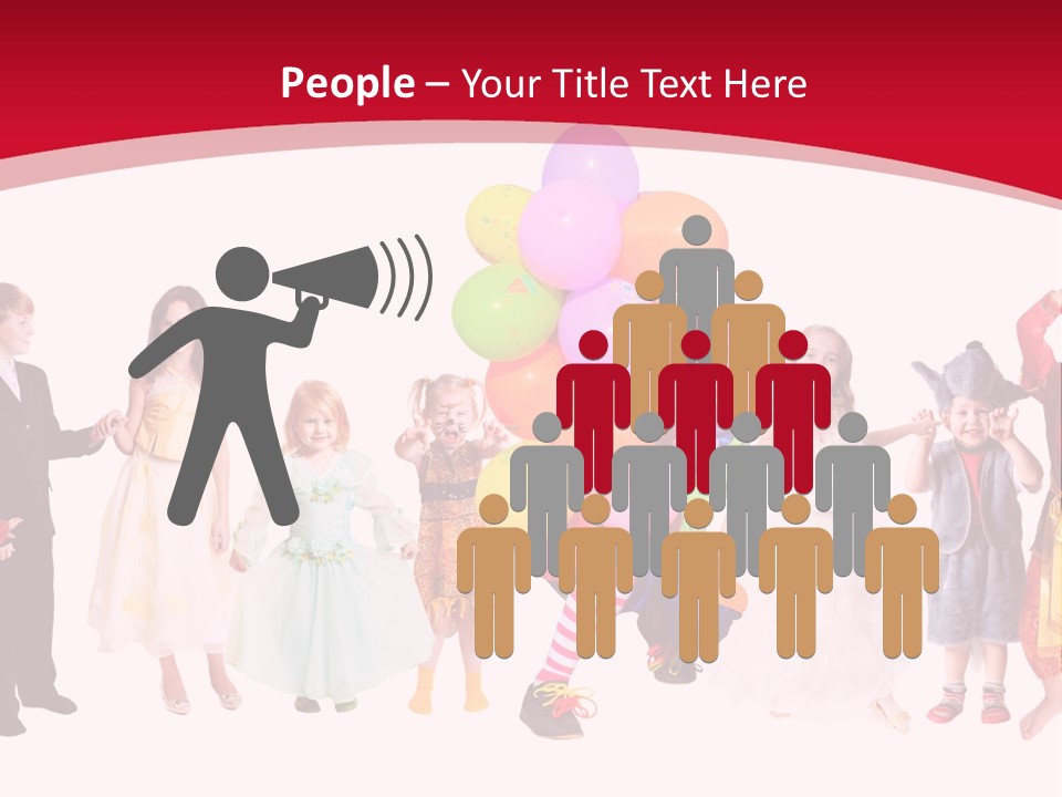 Suit Smile Teenager PowerPoint Template