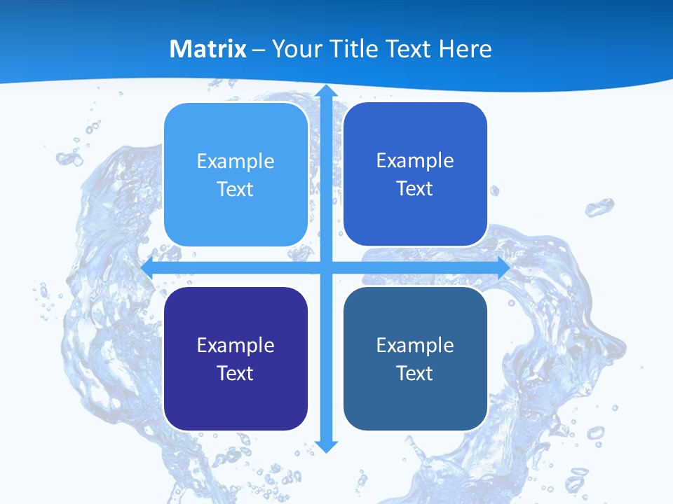 Fresh Pouring Card PowerPoint Template