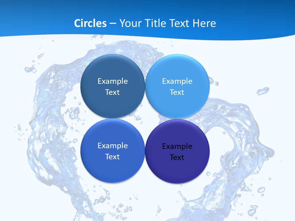 Fresh Pouring Card PowerPoint Template