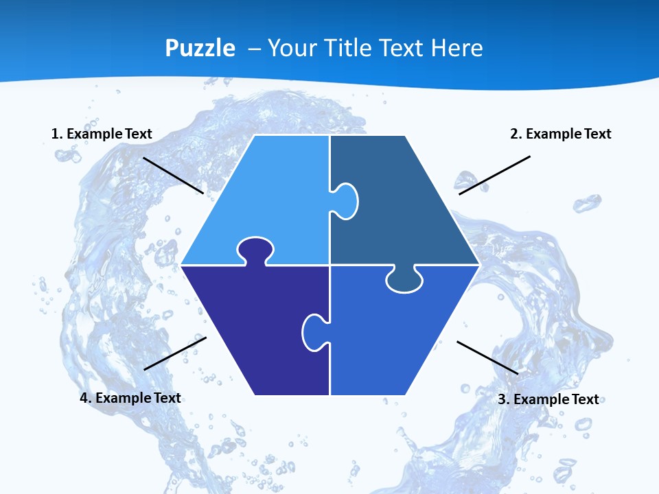 Fresh Pouring Card PowerPoint Template