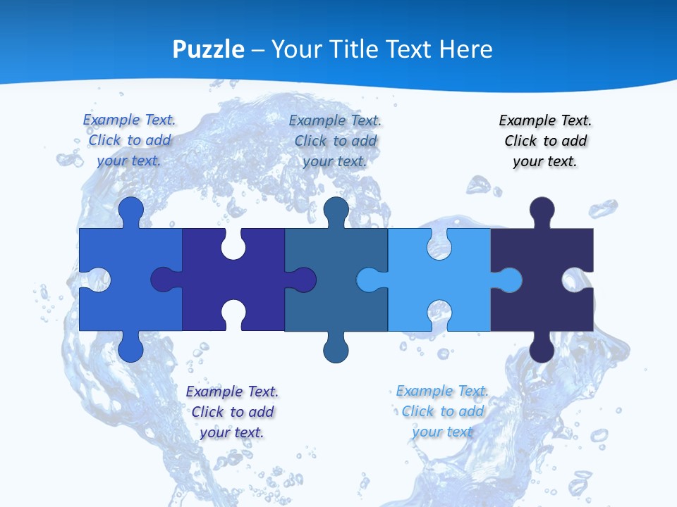 Fresh Pouring Card PowerPoint Template