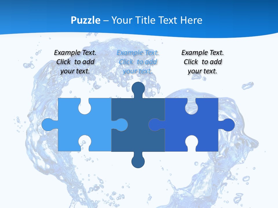 Fresh Pouring Card PowerPoint Template