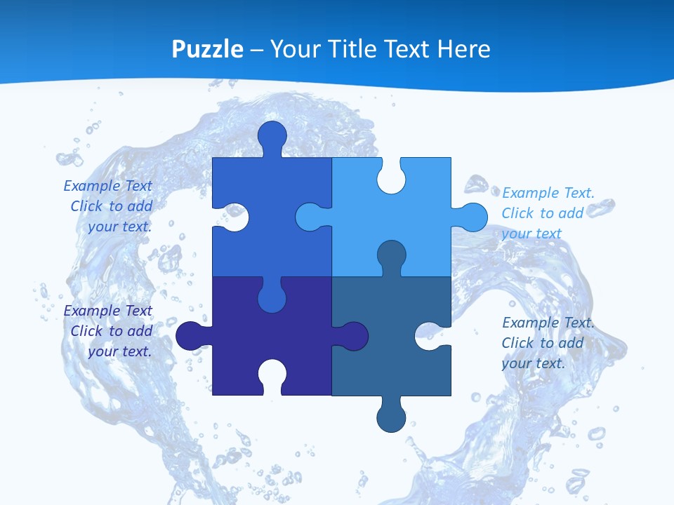 Fresh Pouring Card PowerPoint Template