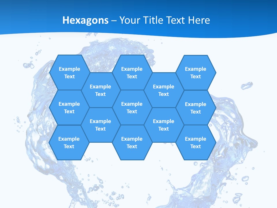 Fresh Pouring Card PowerPoint Template