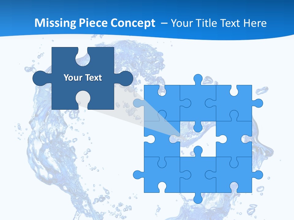 Fresh Pouring Card PowerPoint Template