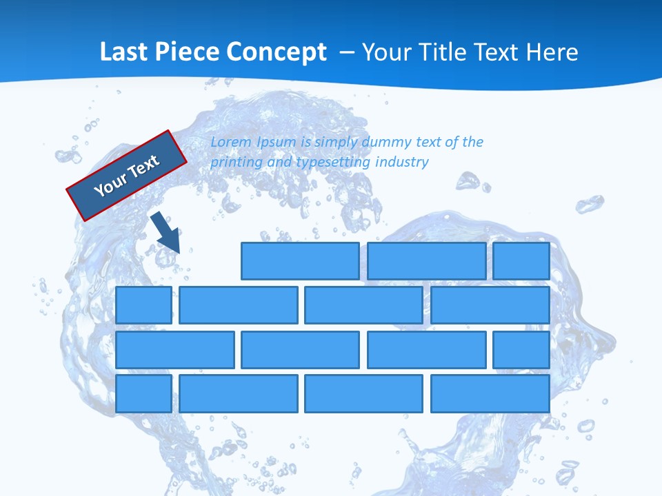 Fresh Pouring Card PowerPoint Template