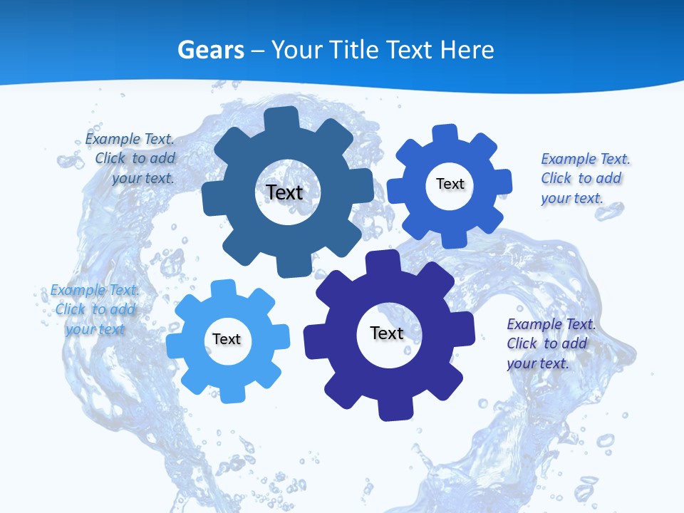 Fresh Pouring Card PowerPoint Template