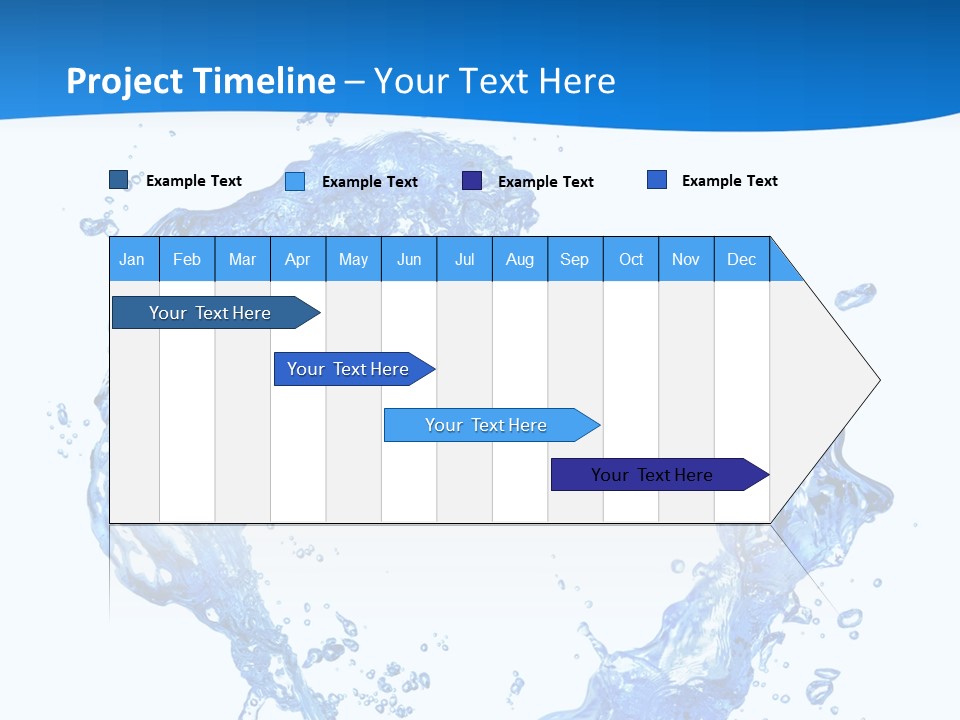 Fresh Pouring Card PowerPoint Template