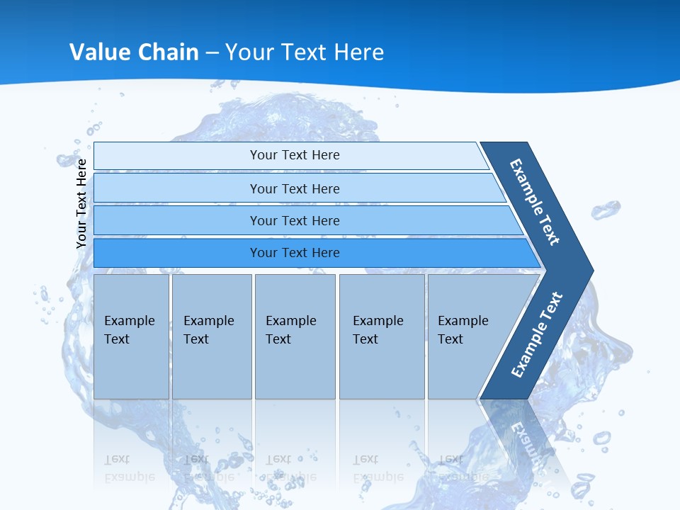Fresh Pouring Card PowerPoint Template