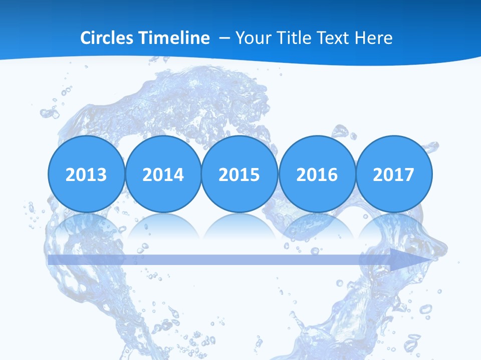 Fresh Pouring Card PowerPoint Template